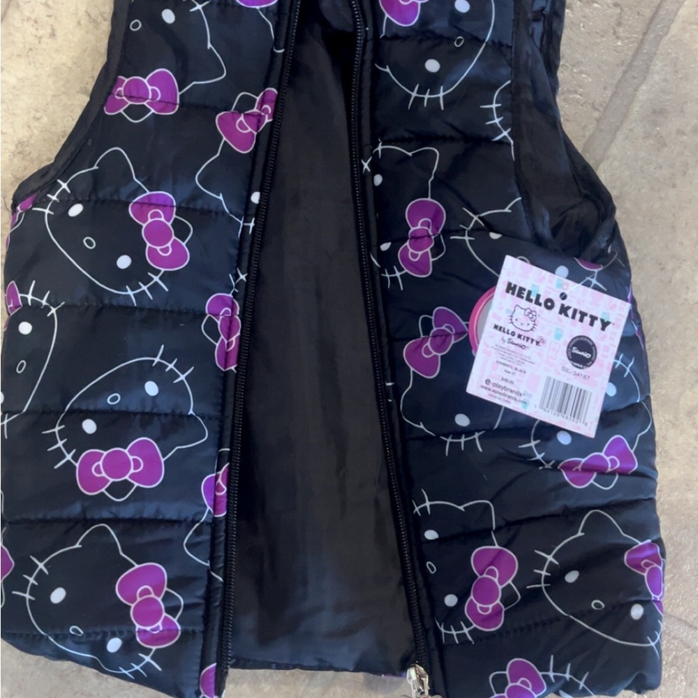Hello Kitty Black Vest with Pink Accents